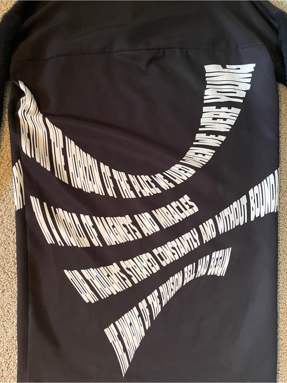 NWOT - SAY - Mixed Media Wearable Art Graphic Dress - Sz 36. Made in Turkey. - Picture 13 of 14